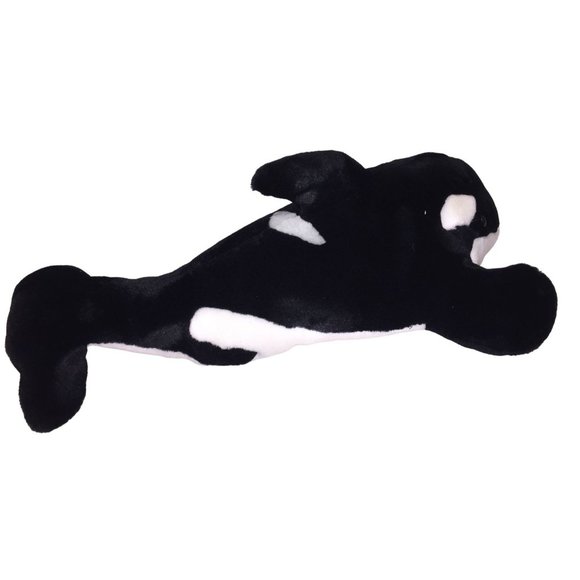 Orca Whale Sea World Collectible Plush - 17" Amusement park Souvenir - Picture 2 of 11